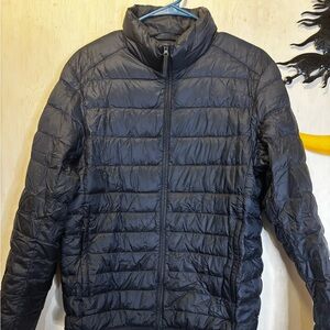 Men's Black Puffer Jacket lightweight